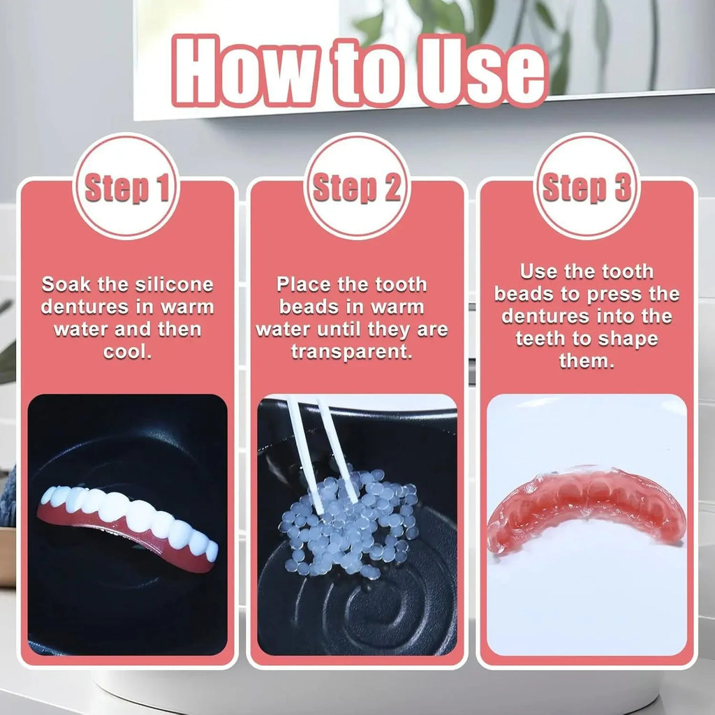 Temporary Denture Fitting and Dental Retouching Kit