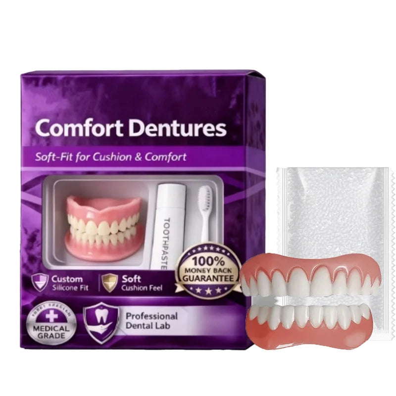 Moldable Silicone Cosmetic Dentures for Instant Smile Correction