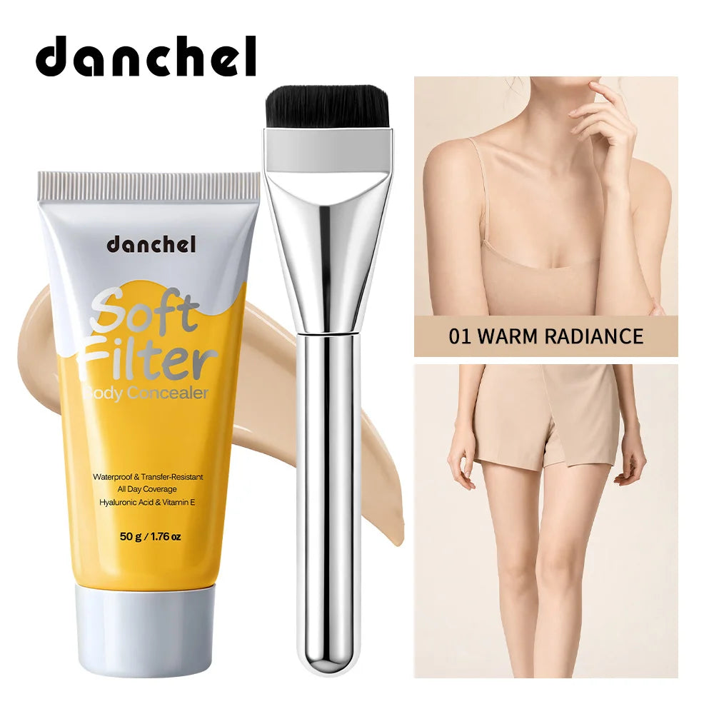 Waterproof Full Coverage Body Concealer for Scars, Tattoos and Veins