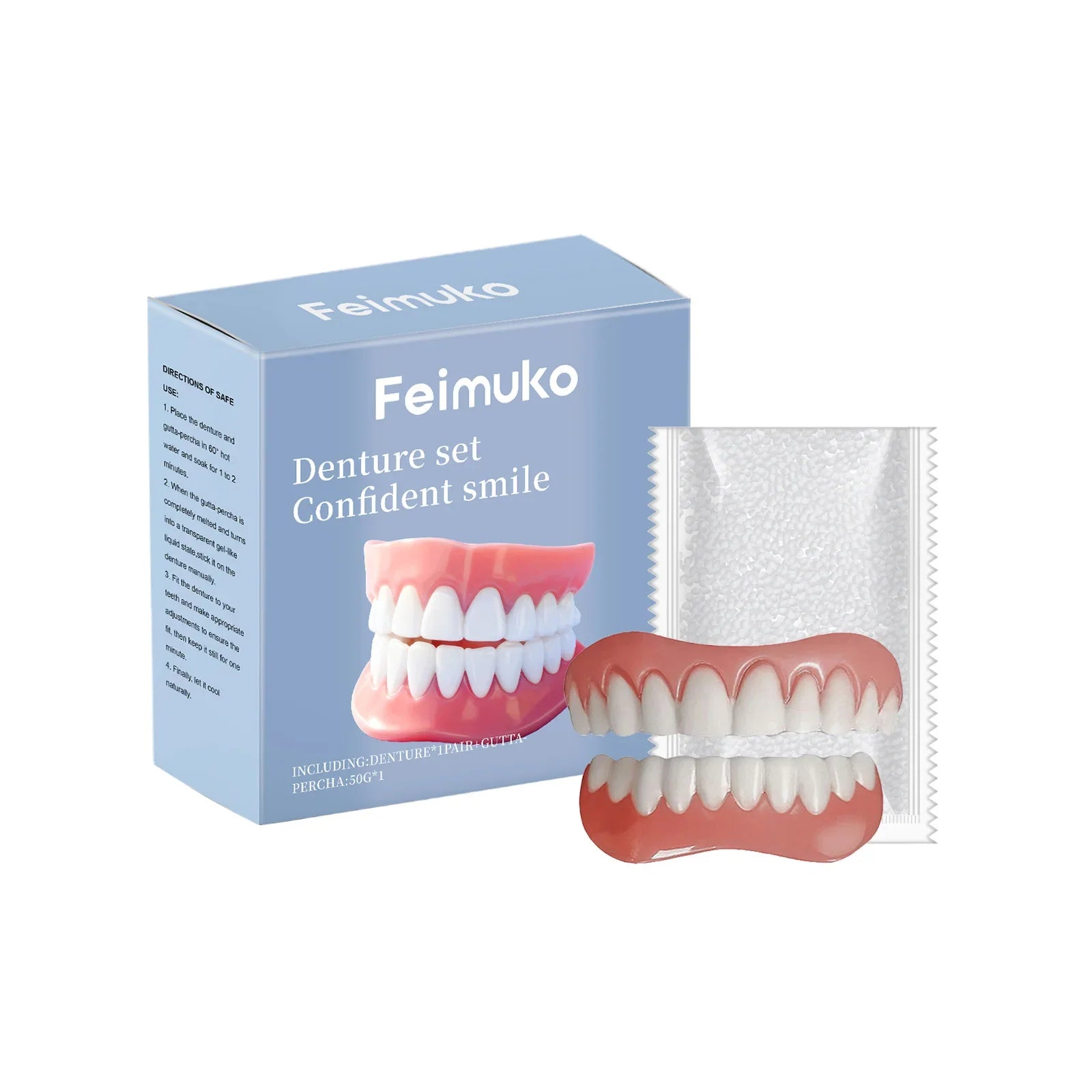 Temporary Cosmetic Denture Set for Instant Smile Restoration - 21