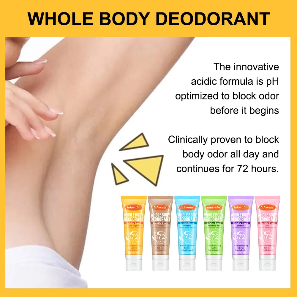 72-Hour Invisible Whole Body Deodorant Cream - 2
