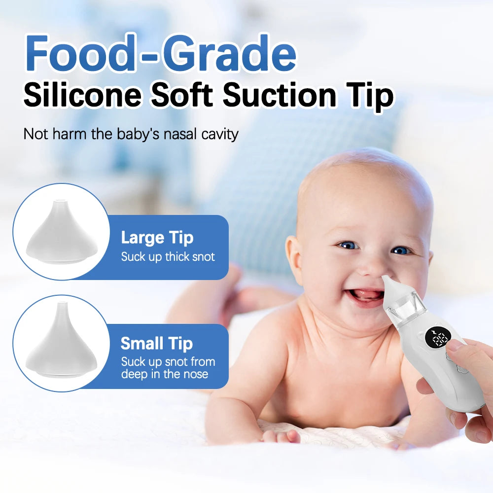 Electric Baby Nasal Aspirator with Music and Adjustable Suction - 14