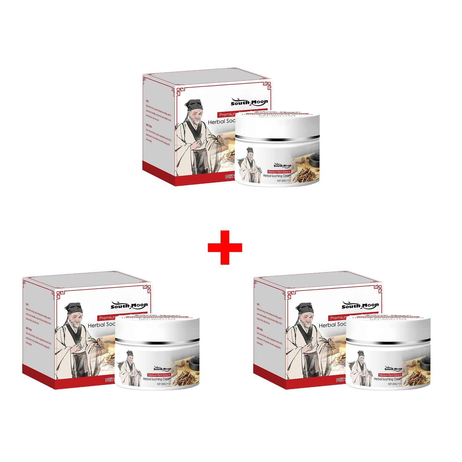 Herbal Soothing Skin Cream for Dryness, Redness and Irritation - 18