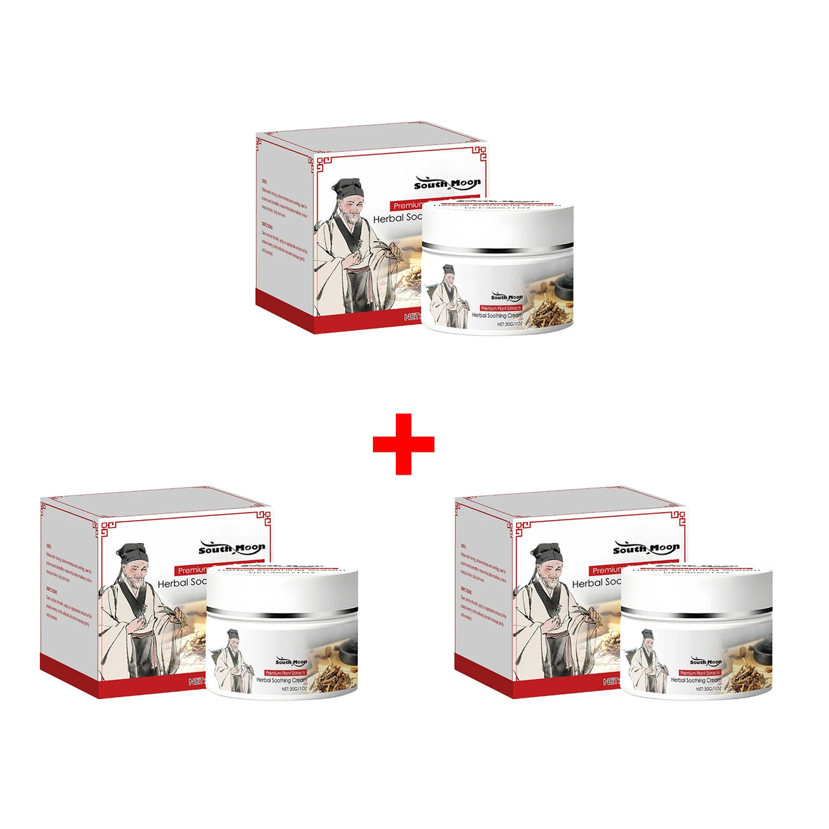 Herbal Soothing Skin Cream for Dryness, Redness and Irritation