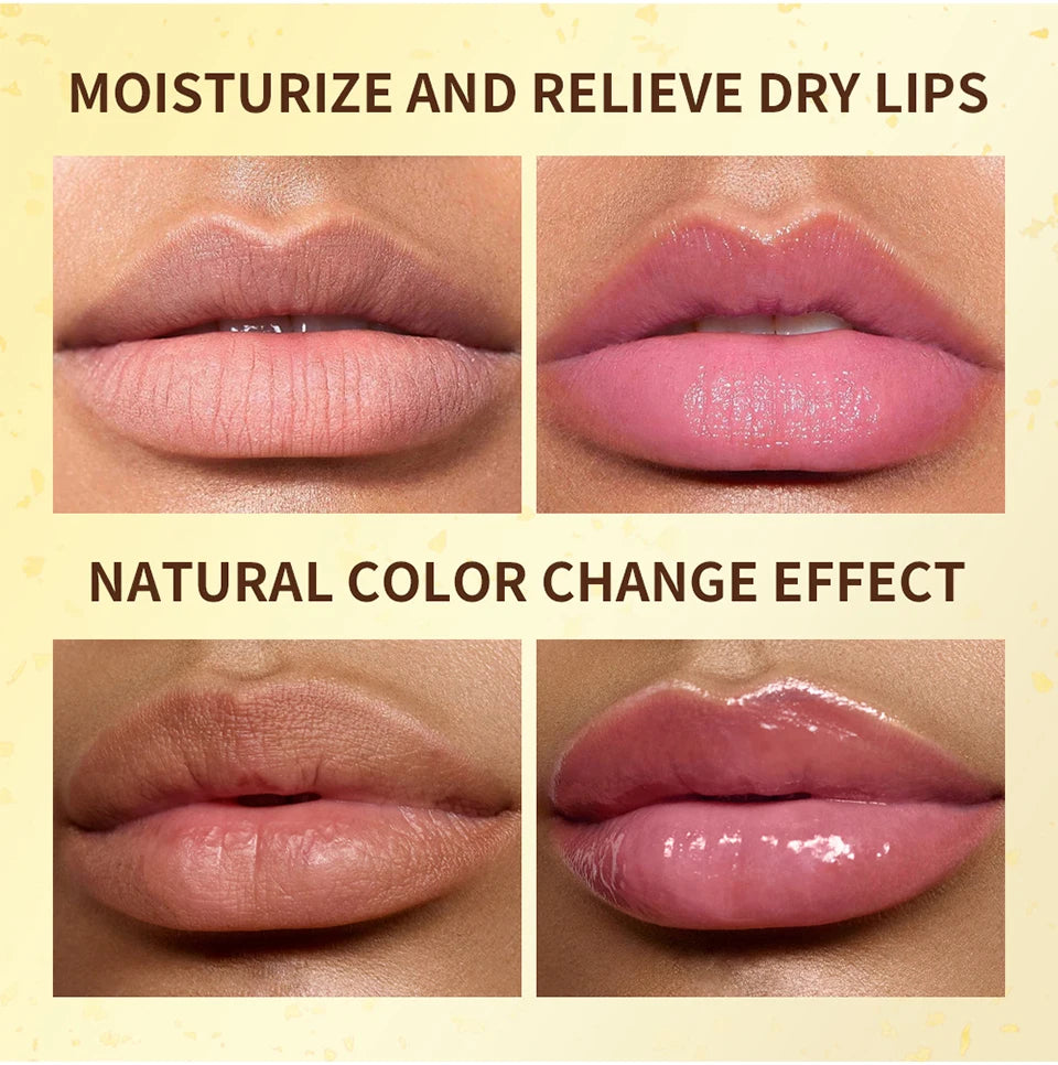 24K Gold Color-Changing Moisturizing Lip Balm - 12