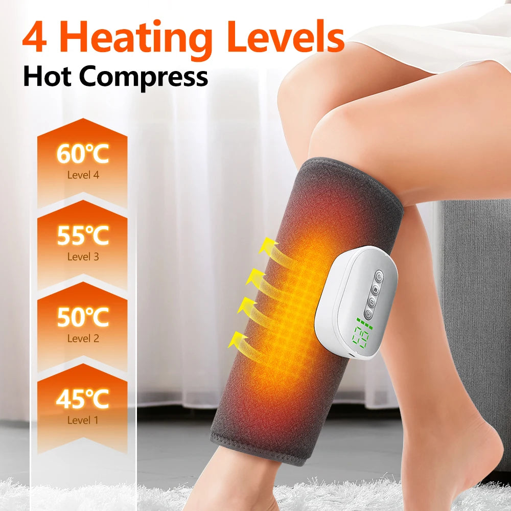 Wireless Heated Air Compression Leg Massager