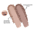 Dual-Tone Eyebrow Powder Palette with Grooming Brush