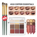 9-Color Beginner Friendly Eyeshadow Palette with Brush