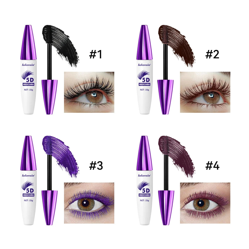Waterproof 5D Lengthening and Volumizing Lash Mascara