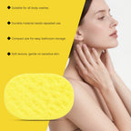 Exfoliating Lemon Scented Bath Sponge for Daily Body Cleansing