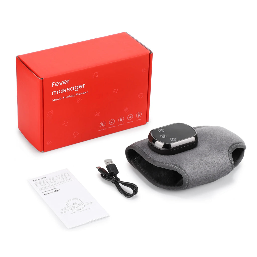 Heated Ankle Massage Wrap with Vibration for Pain Relief