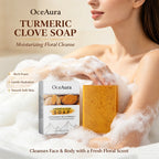 Turmeric and Clove Exfoliating Brightening Soap Bar for Face and Body