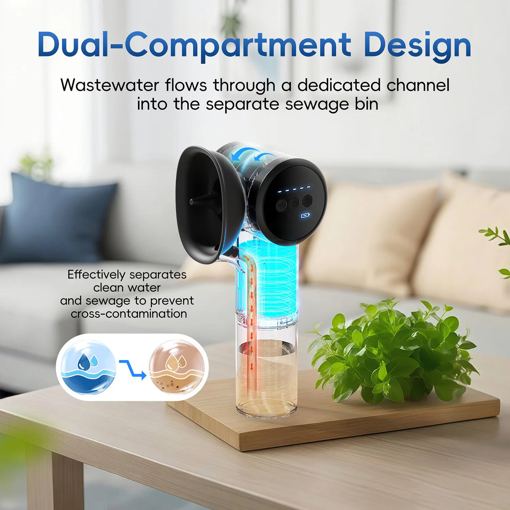 Electric Ear Wax Removal Irrigation System with Drying Function