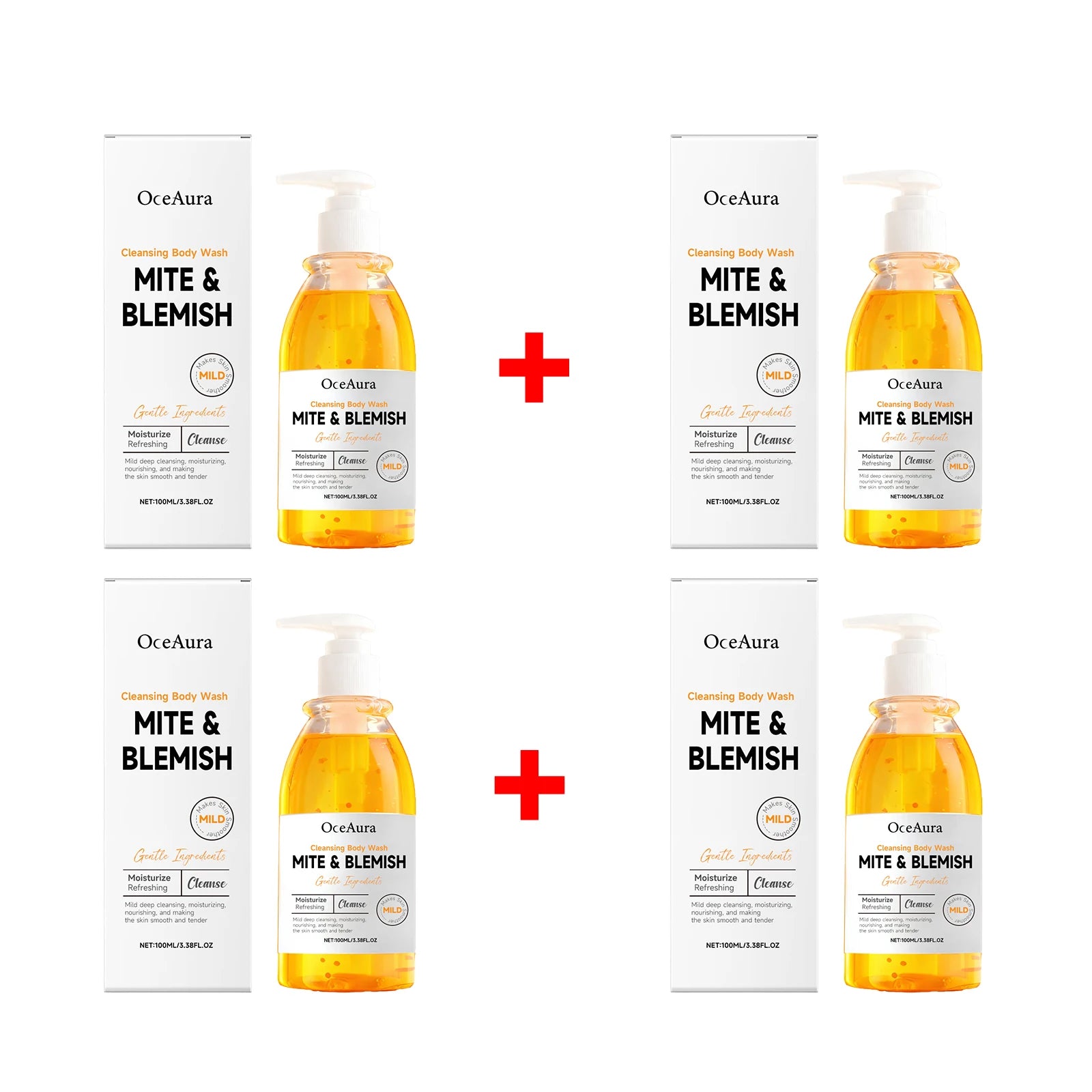 Anti-Mite and Acne Control Cleansing Body Wash - 13