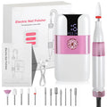 Rechargeable Electric Nail Drill Set with 12 Bits