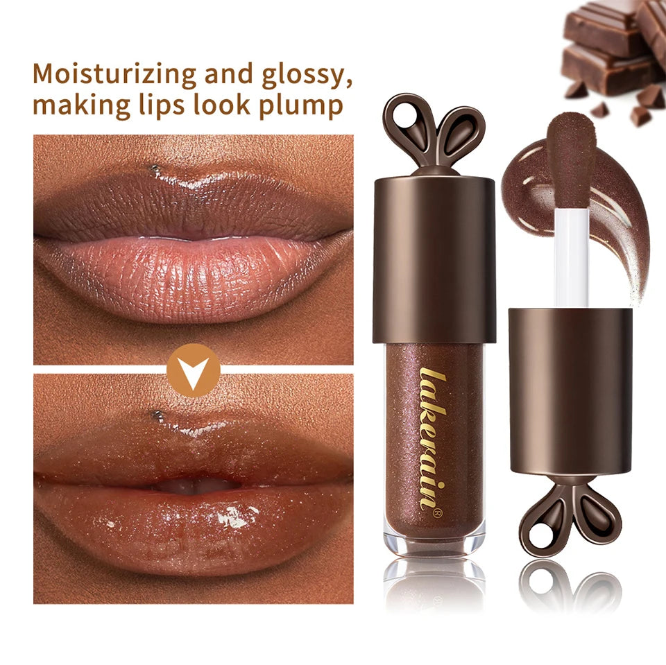 Honey and Chocolate Moisturizing Lip Gloss Set
