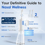 Electric Portable Nasal Irrigator for Sinus Relief