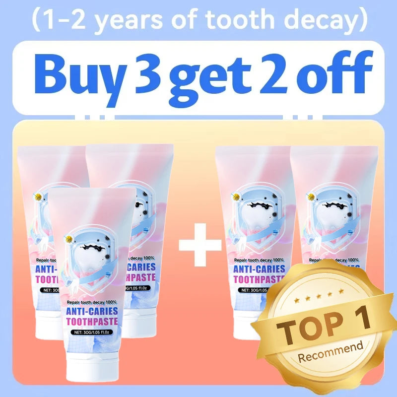 Anti-Caries Repair Toothpaste for Cavity Prevention