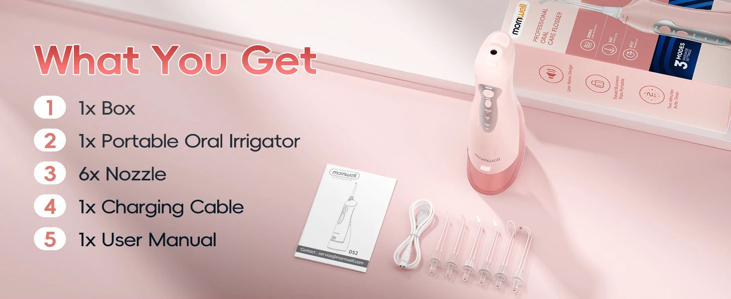 Portable Rechargeable Electric Water Flosser for Teeth - 18