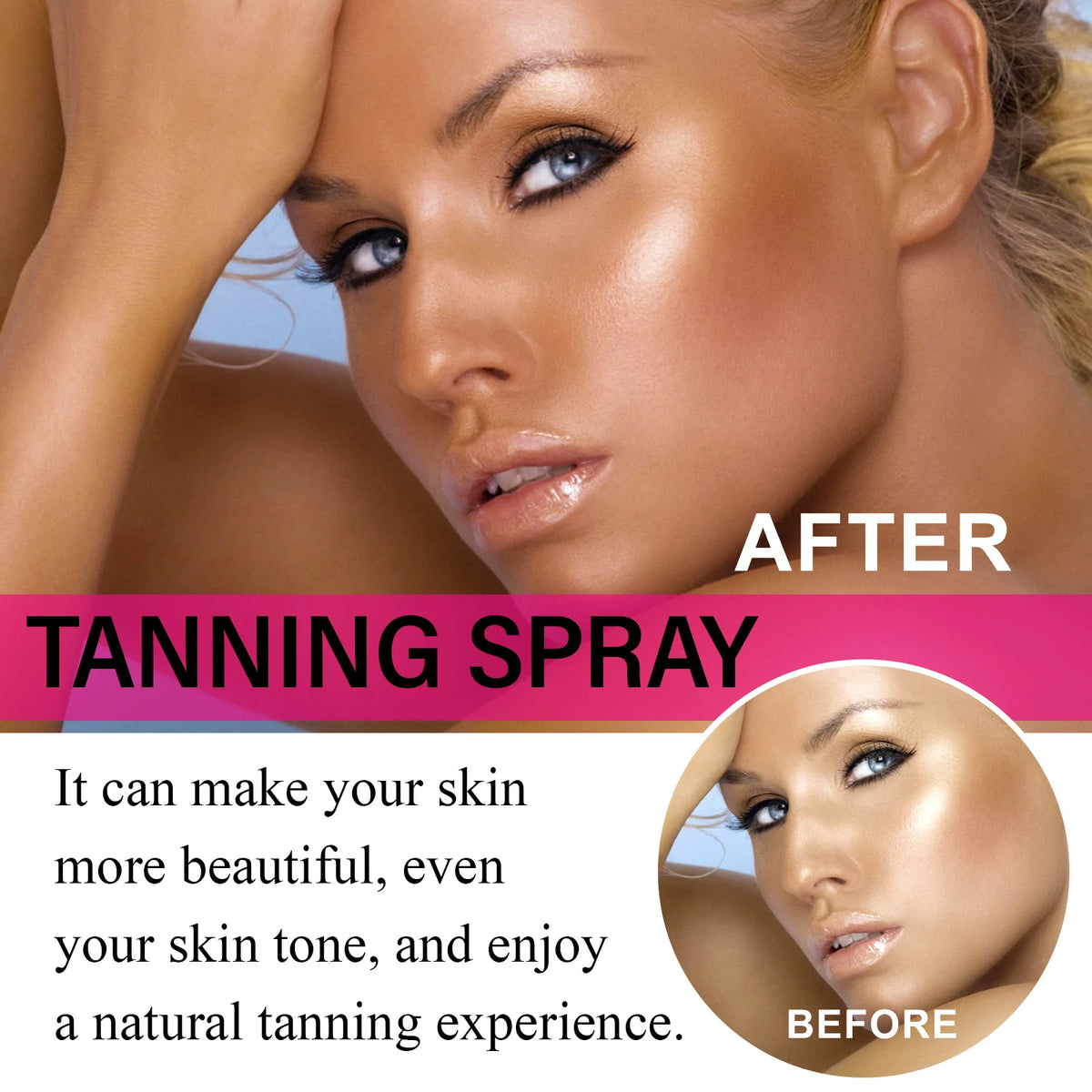 Sunless Self-Tanning Body Spray for Natural Glowing Skin
