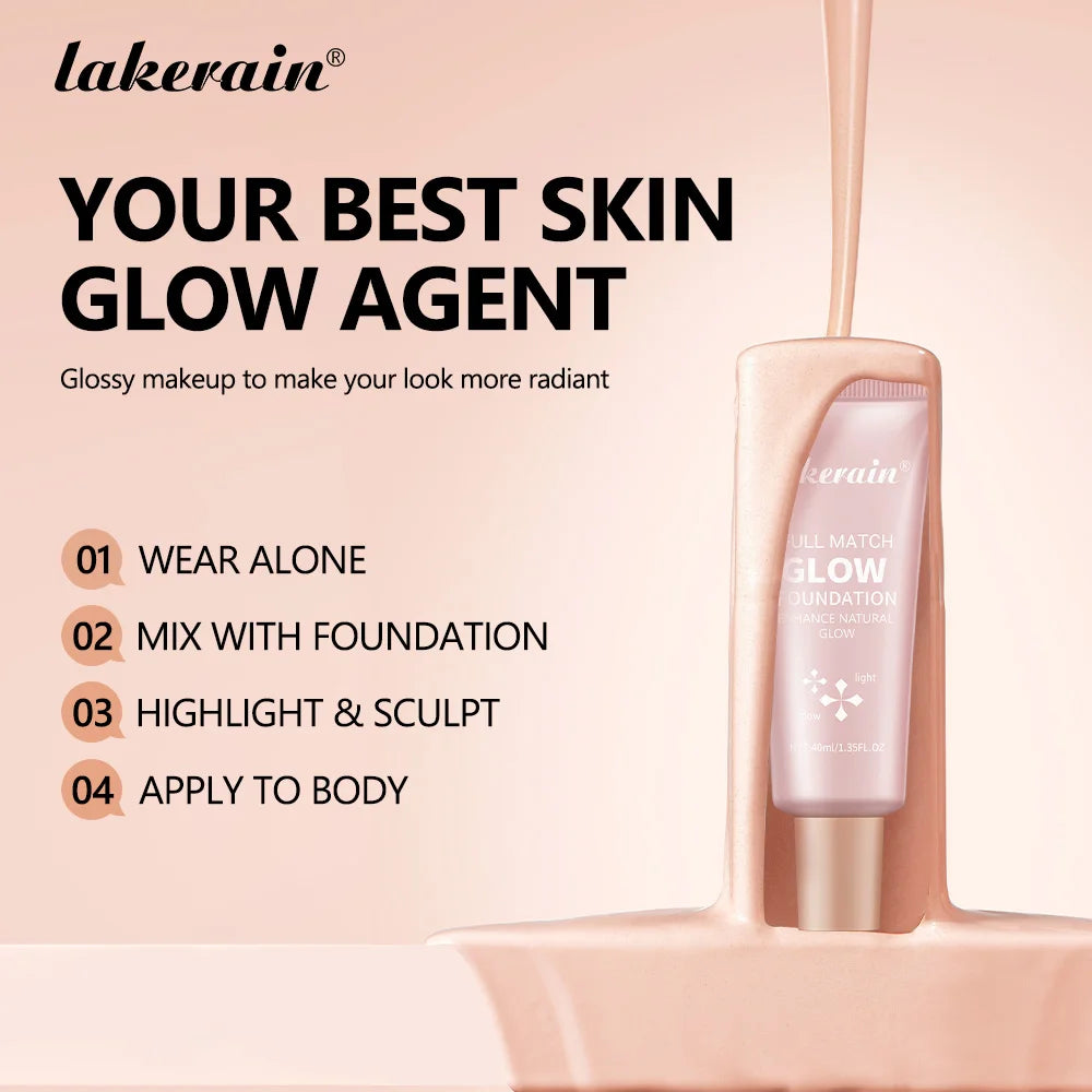 Liquid Illuminating Glow Foundation and Highlighter