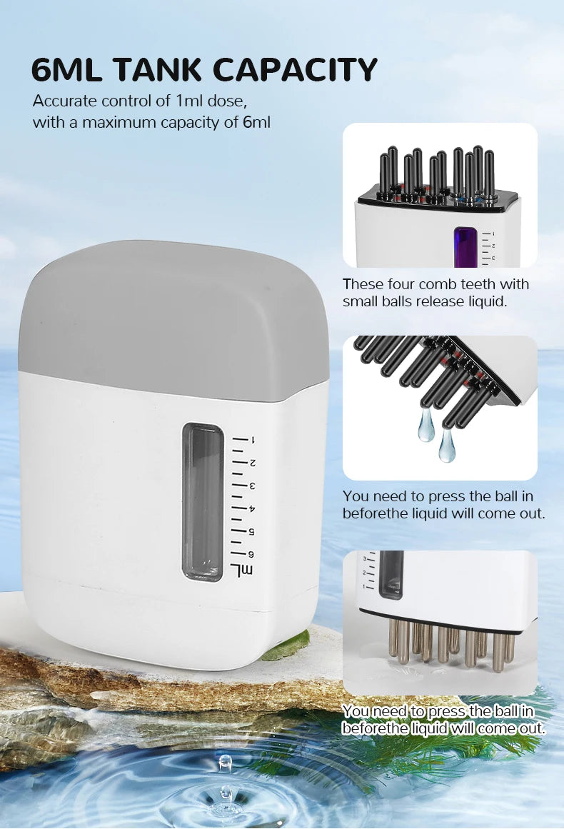 Electric Scalp Massager and Hair Oil Applicator Comb - 9