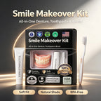 Instant Temporary Cosmetic Denture Smile Makeover Kit