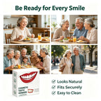 Comfort Fit Silicone Dentures Upper and Lower Set