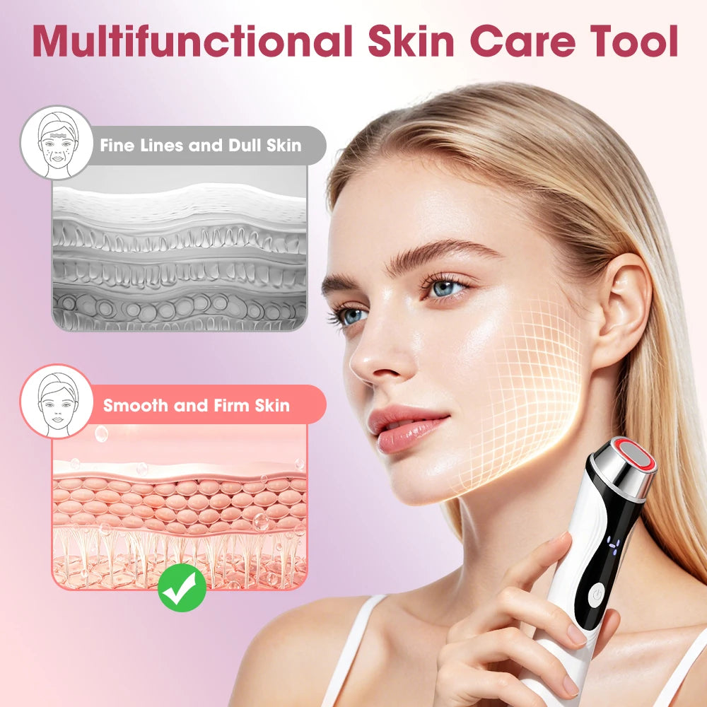 4-in-1 LED Facial Massager and Skin Lifting Beauty Device - 3