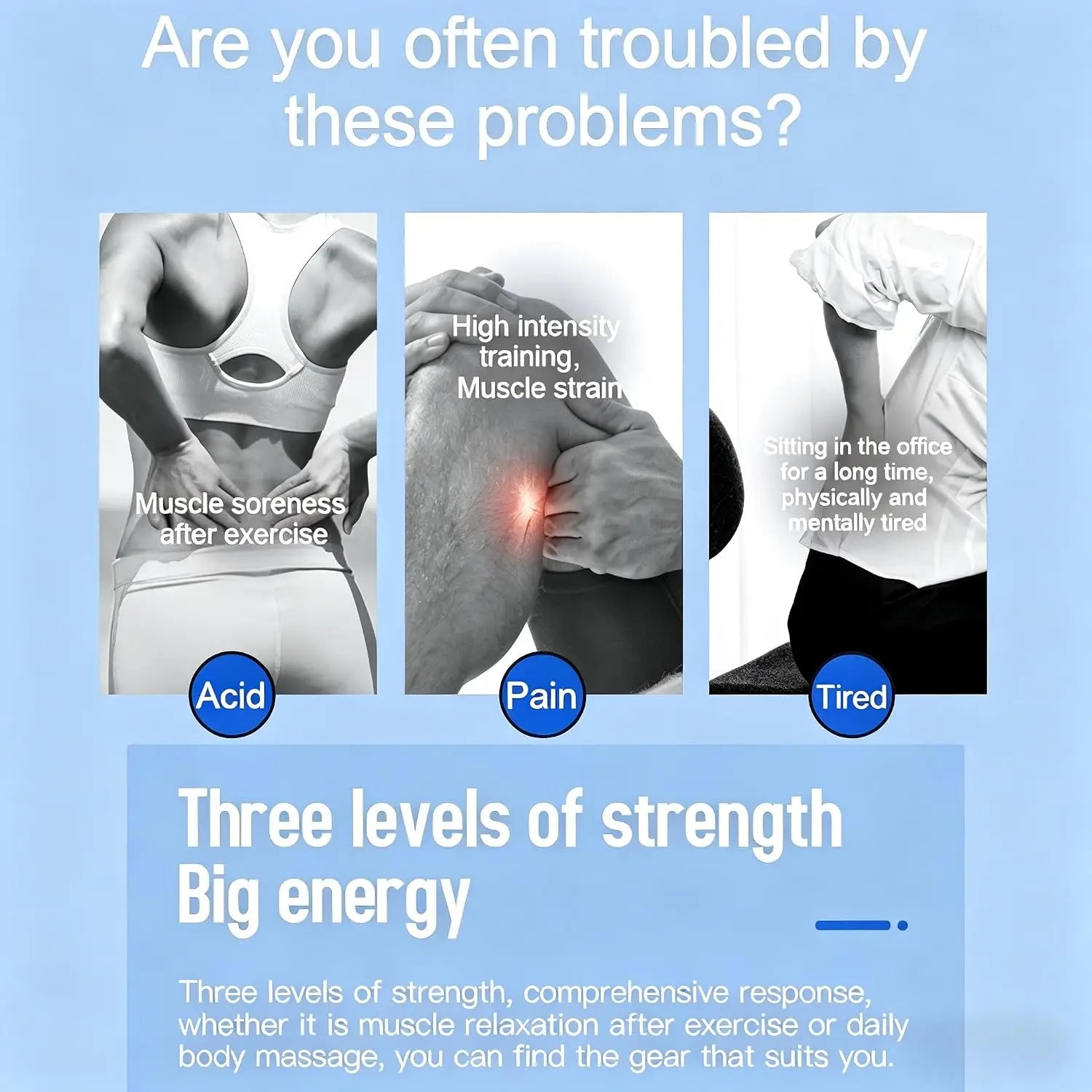 Electric Fascia Muscle Massage Tool for Deep Tissue Relaxation - 2