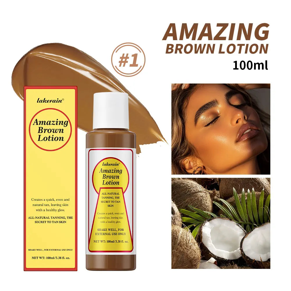 Sunless Tanning Body Lotion for Deep Bronze Glow - 32