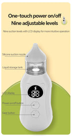 Electric Baby Nasal Aspirator with 9 Suction Levels