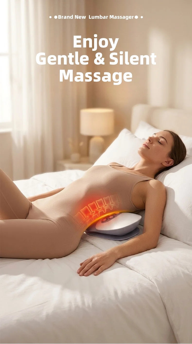 Electric Lumbar Traction and Vibration Back Massager
