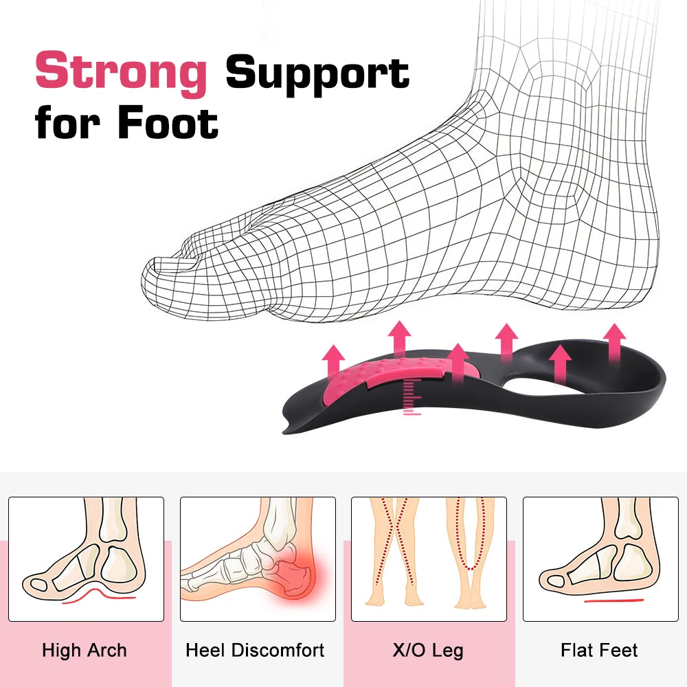 Orthopedic Arch Support Insoles for Flat Feet Correction - 7