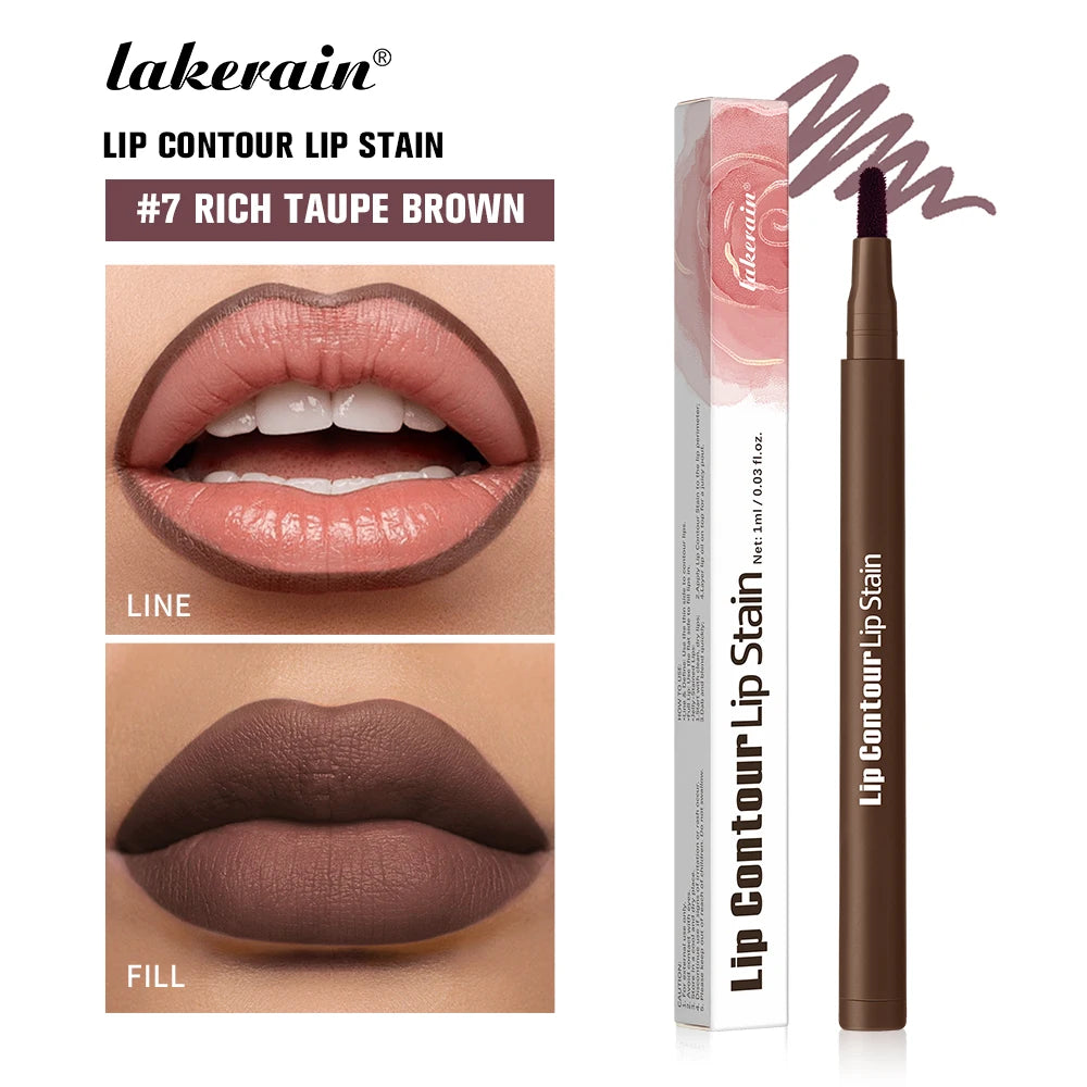2-in-1 Dual-Sided Lip Contour Stain and Liner Pen