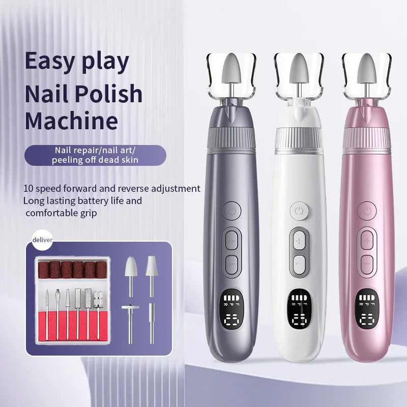 Professional Electric Manicure and Pedicure Nail Drill Set