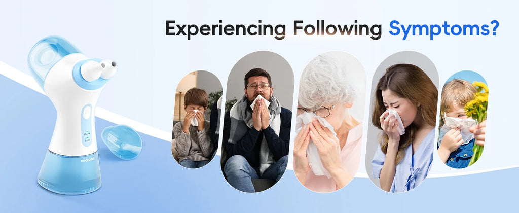 Electric Nasal Irrigation and Water Flosser Sinus Relief Combo