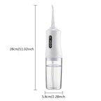 Portable Rechargeable Dental Water Flosser with 3 Cleaning Modes