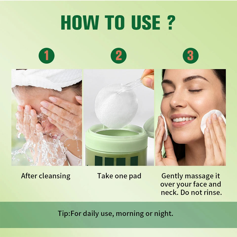 Brightening Nicotinamide Daily Facial Toning Pads - 15