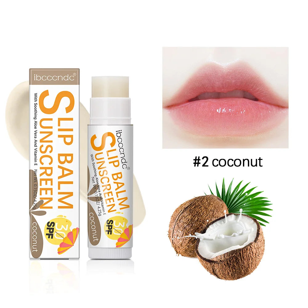 SPF 30 Moisturizing Sunscreen Lip Balm for UV Protection