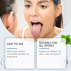 Tongue Cleaning Gel and Scraper Brush Kit for Fresh Breath