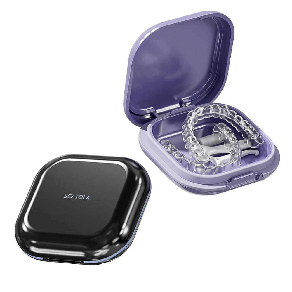 Portable Orthodontic Retainer and Mouth Guard Storage Case - 2