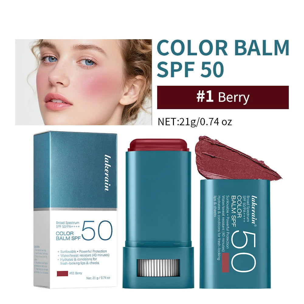 Hydrating SPF 50 Tinted Sunscreen Blush Stick