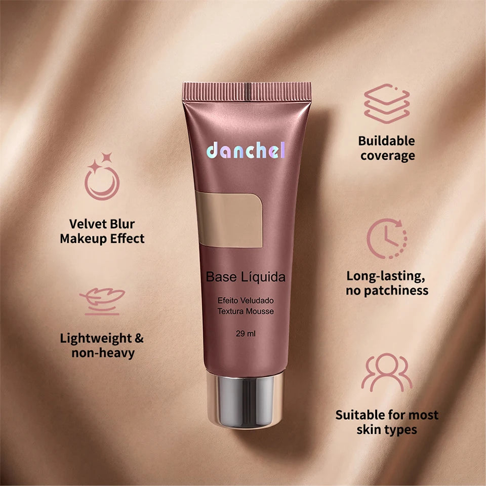 Long-Lasting Velvet Matte Liquid Foundation