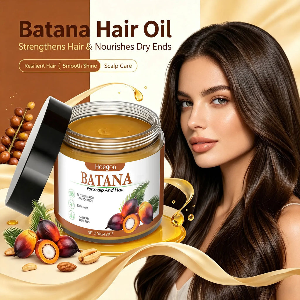 Batana Oil Hair Mask for Damage Repair and Split Ends