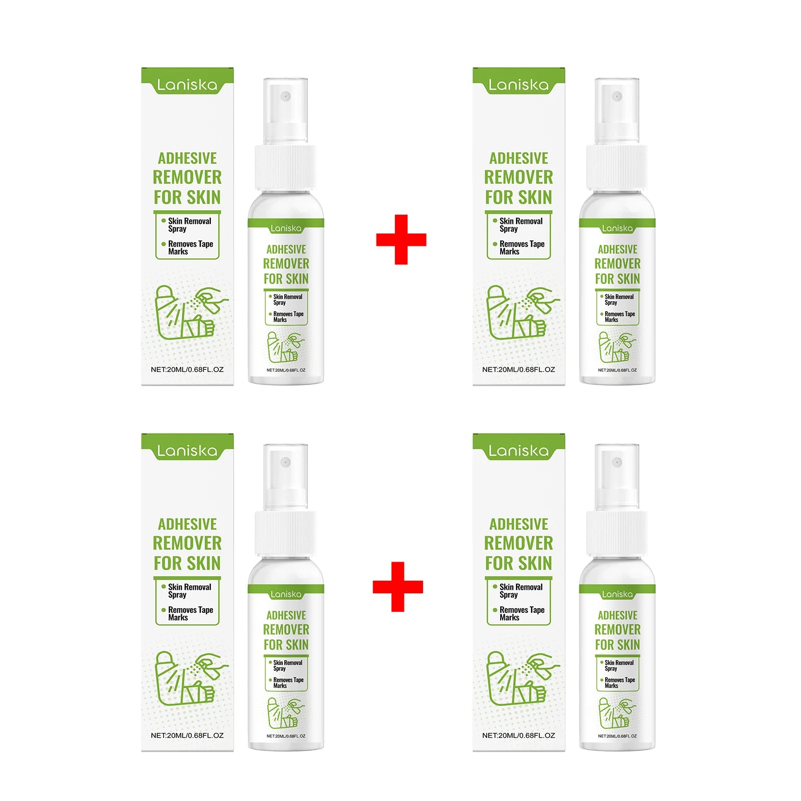 Gentle Adhesive Remover Spray for Skin and Tape Residue - 18