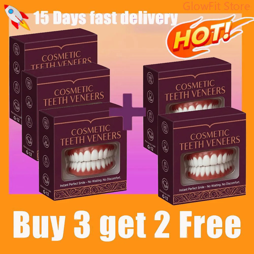 Realistic Cosmetic Silicone Dentures for an Instant Perfect Smile