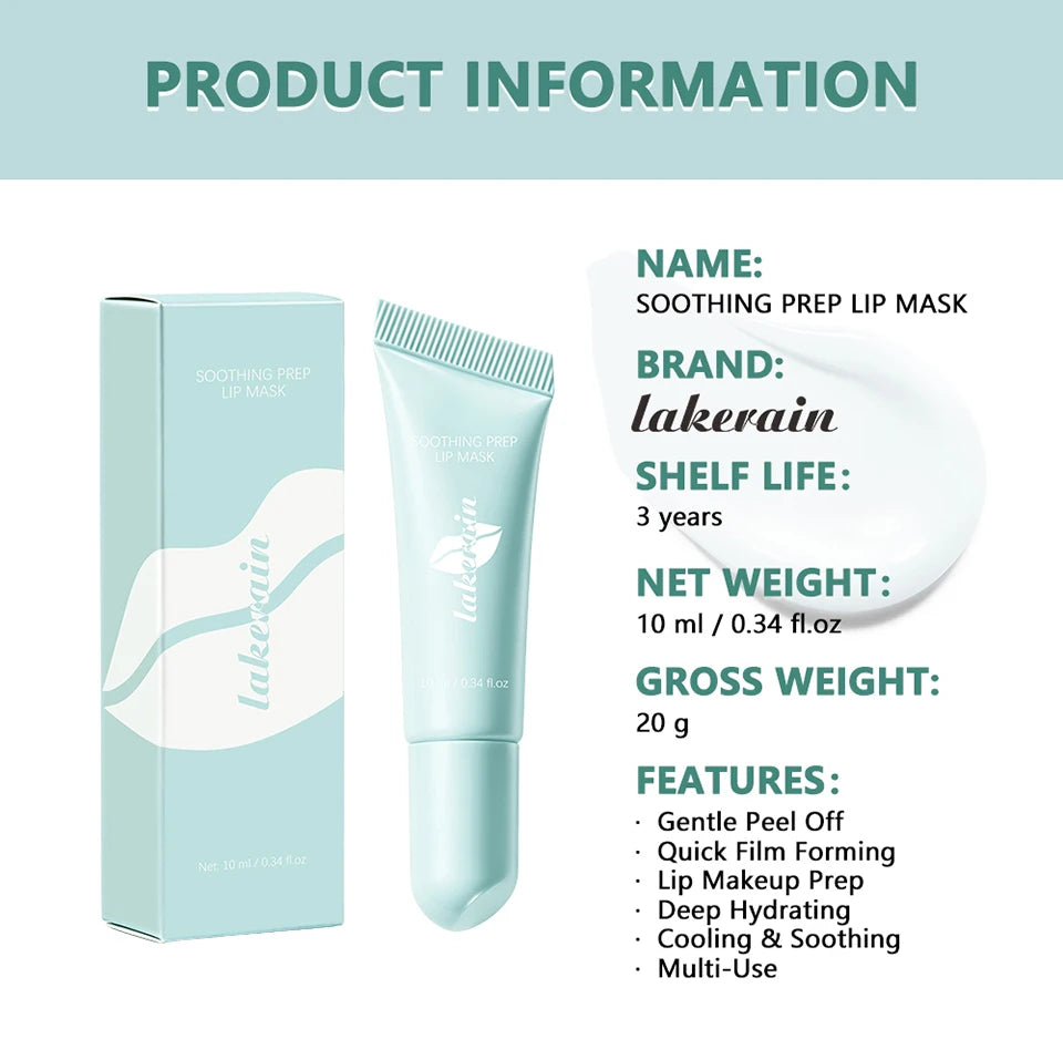 Cooling Peel-Off Lip Mask for Hydrating and Smoothing Dry Lips