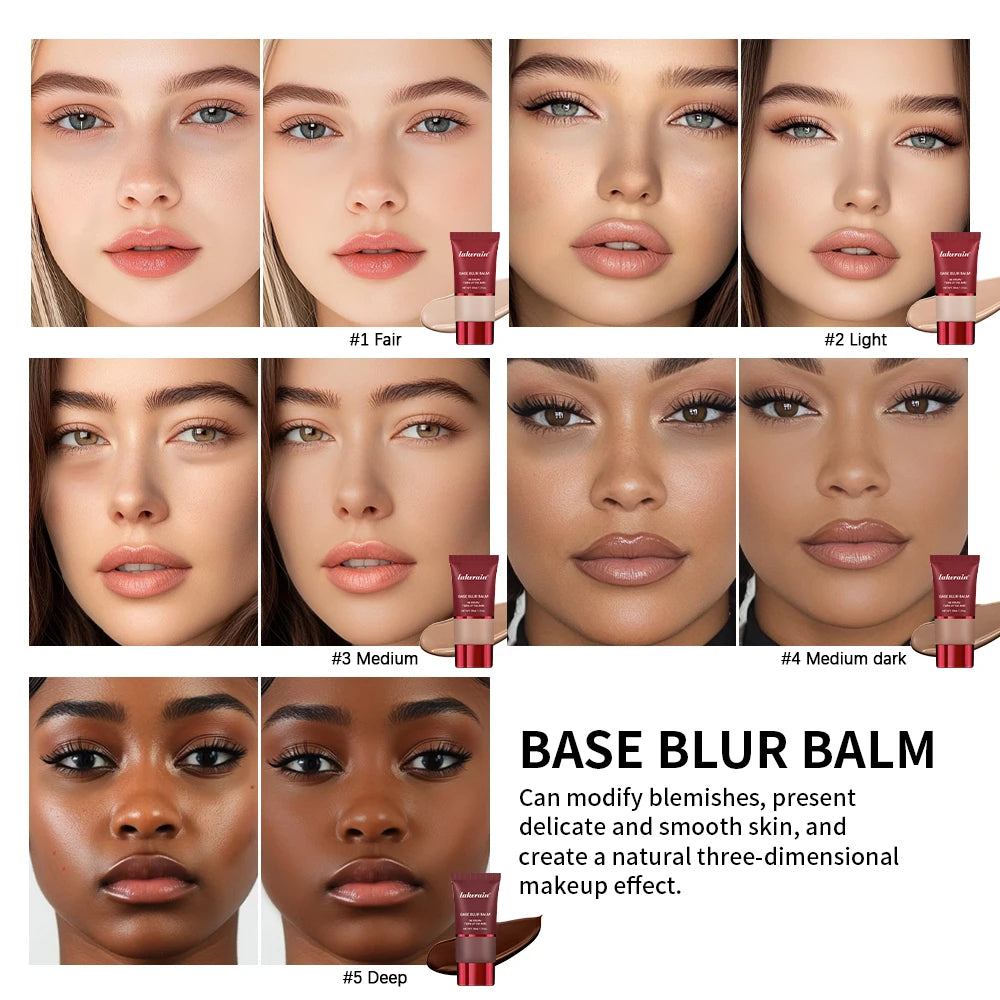 Oil-Control Blurring Foundation Balm for Long-Lasting Matte Finish