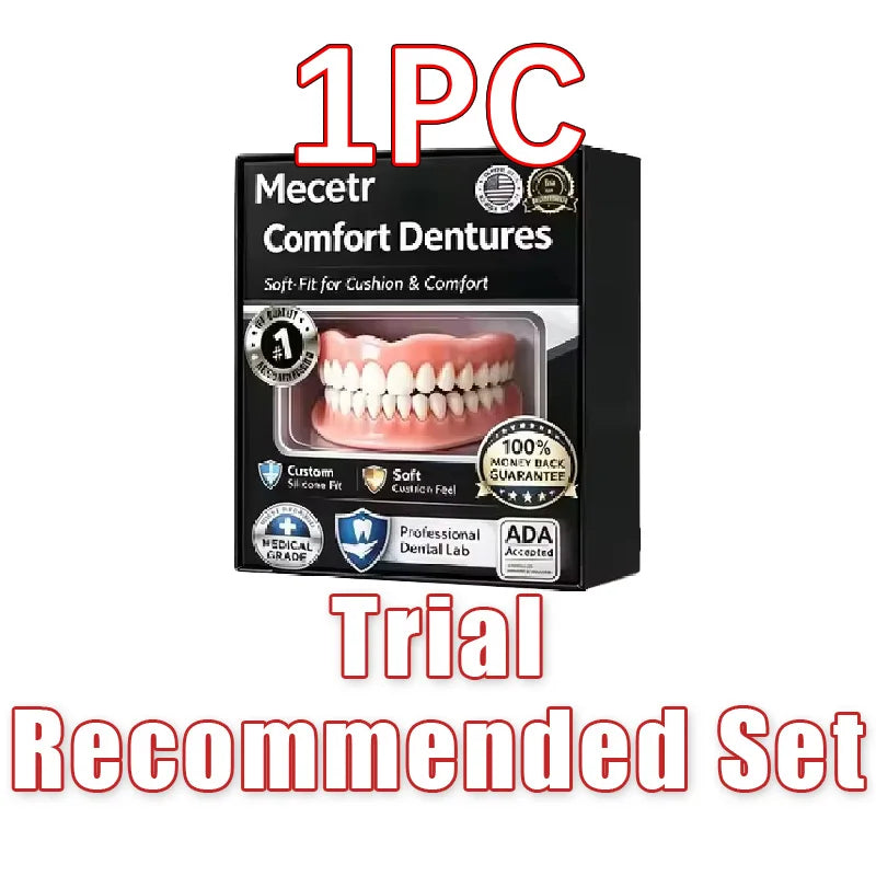 Realistic Full Set Upper and Lower Dentures for Natural Smile - 9